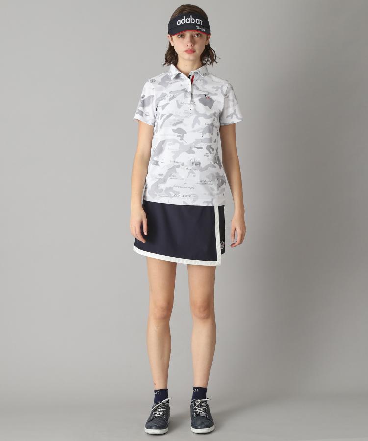 アダバット(レディース)(adabat(Ladies))の【新レーベル ADABAT NAVY】UVカット／吸水速乾 モナコリンクスプリントポロシャツ39