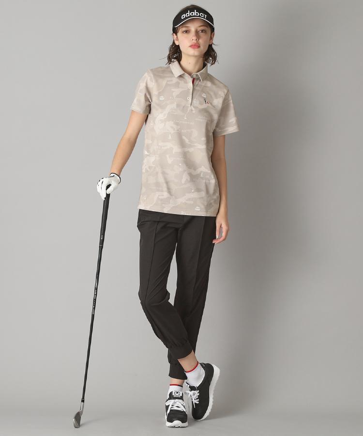 アダバット(レディース)(adabat(Ladies))の【新レーベル ADABAT NAVY】UVカット／吸水速乾 モナコリンクスプリントポロシャツ15
