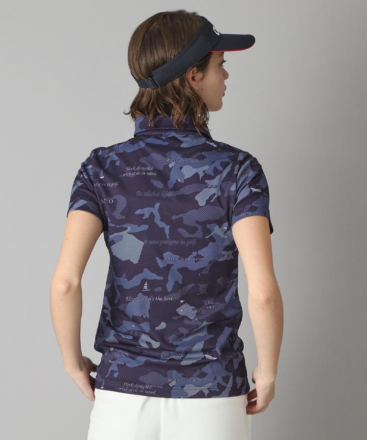アダバット(レディース)(adabat(Ladies))の【新レーベル ADABAT NAVY】UVカット／吸水速乾 モナコリンクスプリントポロシャツ23