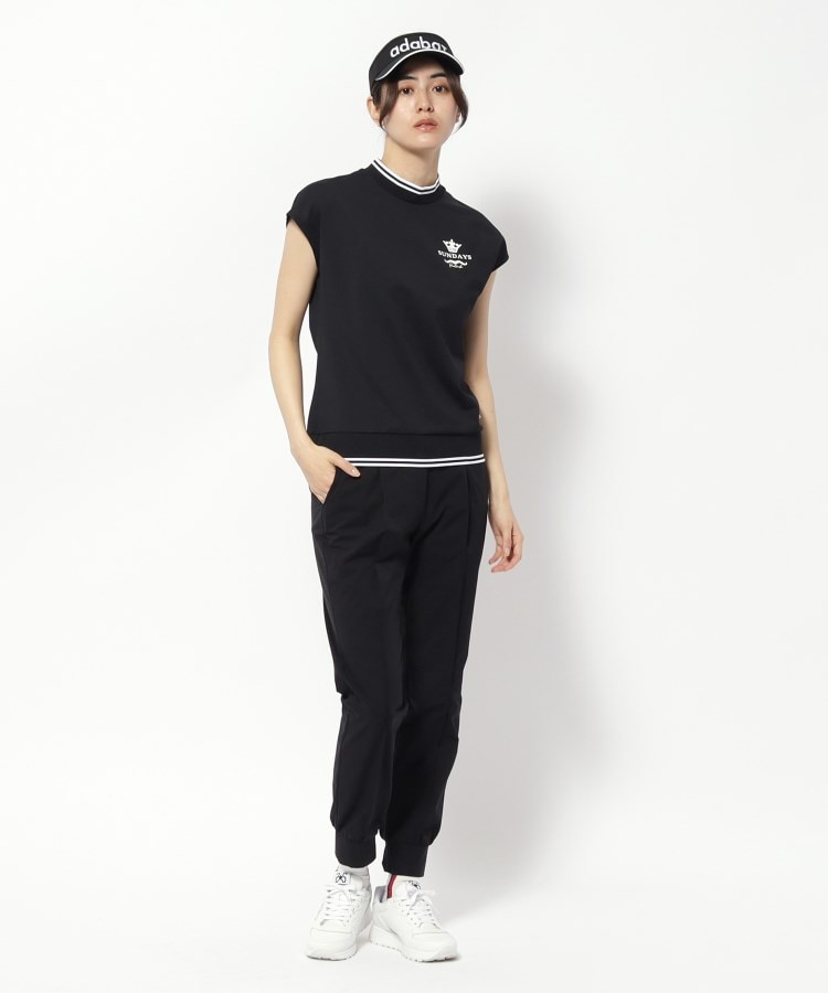 アダバット(レディース)(adabat(Ladies))の【新レーベル ADABAT NAVY】撥水加工 ストレッチスリムジョガー10