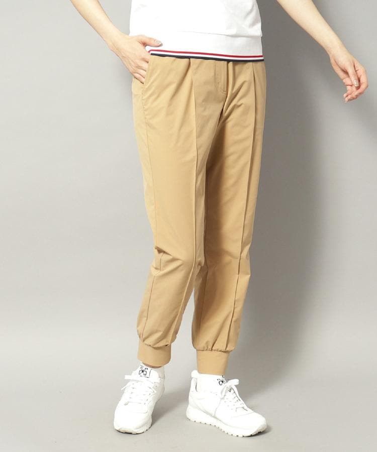 アダバット(レディース)(adabat(Ladies))の【新レーベル ADABAT NAVY】撥水加工 ストレッチスリムジョガー31
