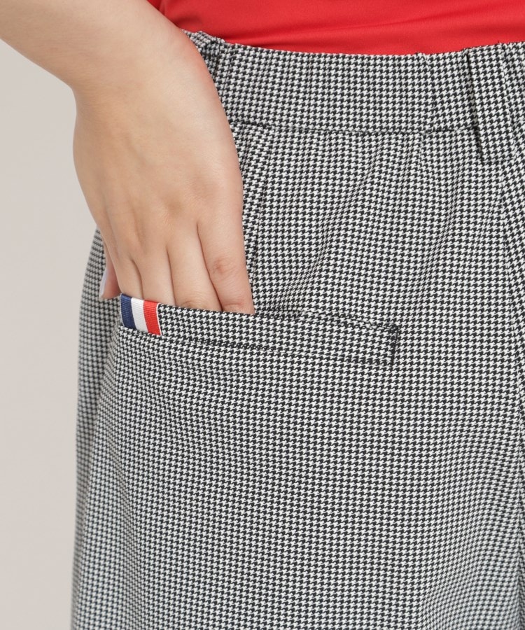 アダバット(レディース)(adabat(Ladies))の【新レーベル ADABAT NAVY】◆接触冷感 ハウンドトゥースキュロット14