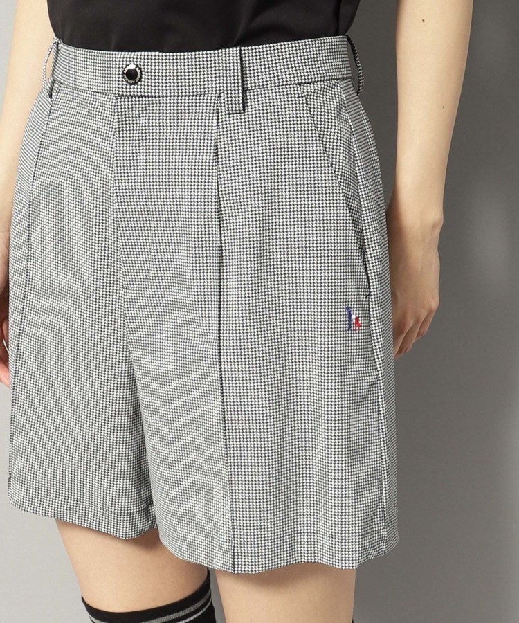 アダバット(レディース)(adabat(Ladies))の【新レーベル ADABAT NAVY】◆接触冷感 ハウンドトゥースキュロット20