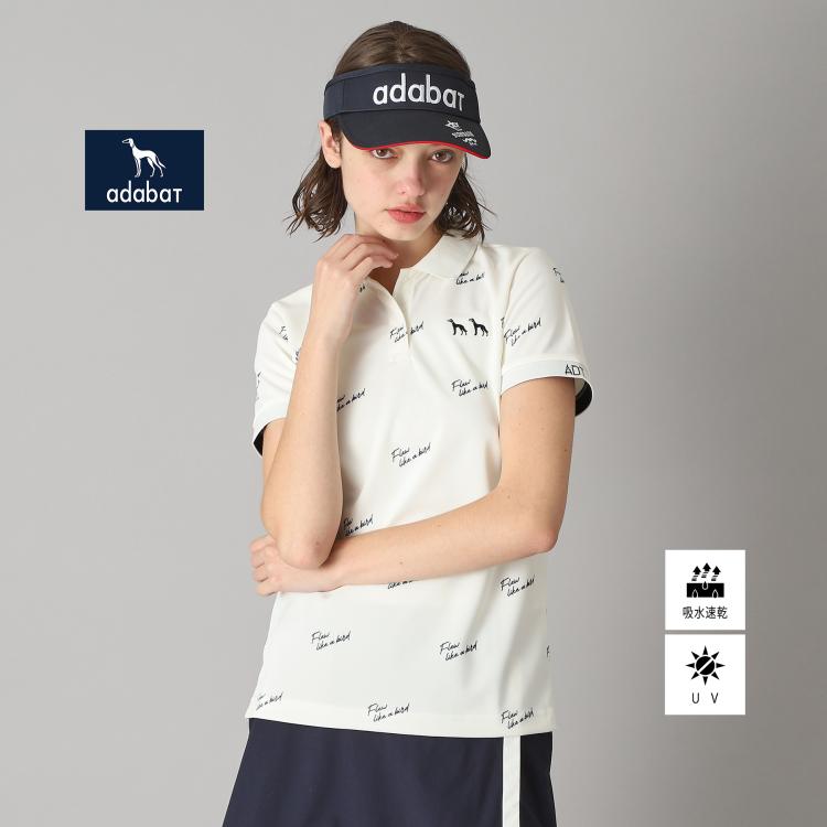 アダバット(レディース)(adabat(Ladies))のUVカット/吸水速乾 櫻井貴史 adabatコラボバーディーポロシャツ ポロシャツ