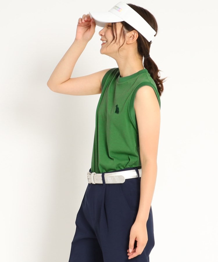 限定セール 接触冷感/UVカット】ノースリーブプルオーバー（カットソー レディースウェア