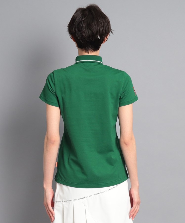アダバット(レディース)(adabat(Ladies))の【UVカット／吸水速乾】ロゴデザイン 半袖ポロシャツ3
