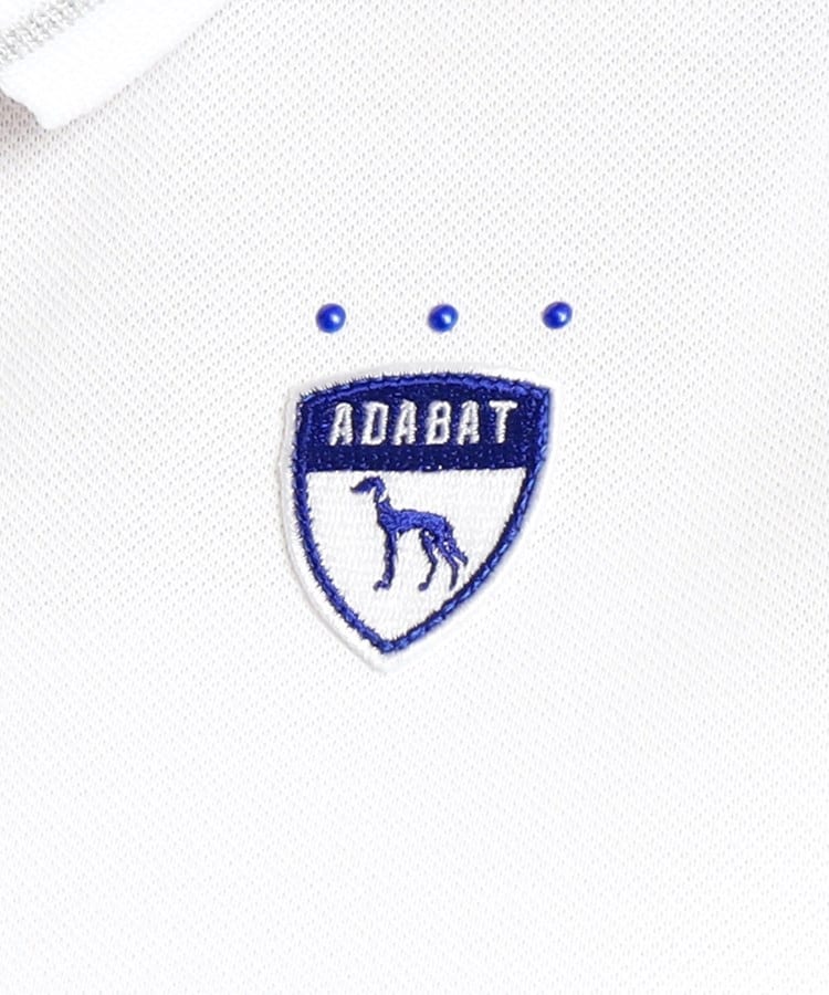 アダバット(レディース)(adabat(Ladies))の【UVカット／吸水速乾】ロゴデザイン 半袖ポロシャツ9