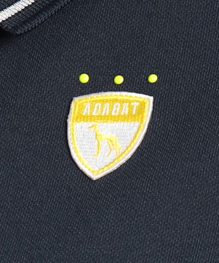 アダバット(レディース)(adabat(Ladies))の【UVカット／吸水速乾】ロゴデザイン 半袖ポロシャツ21