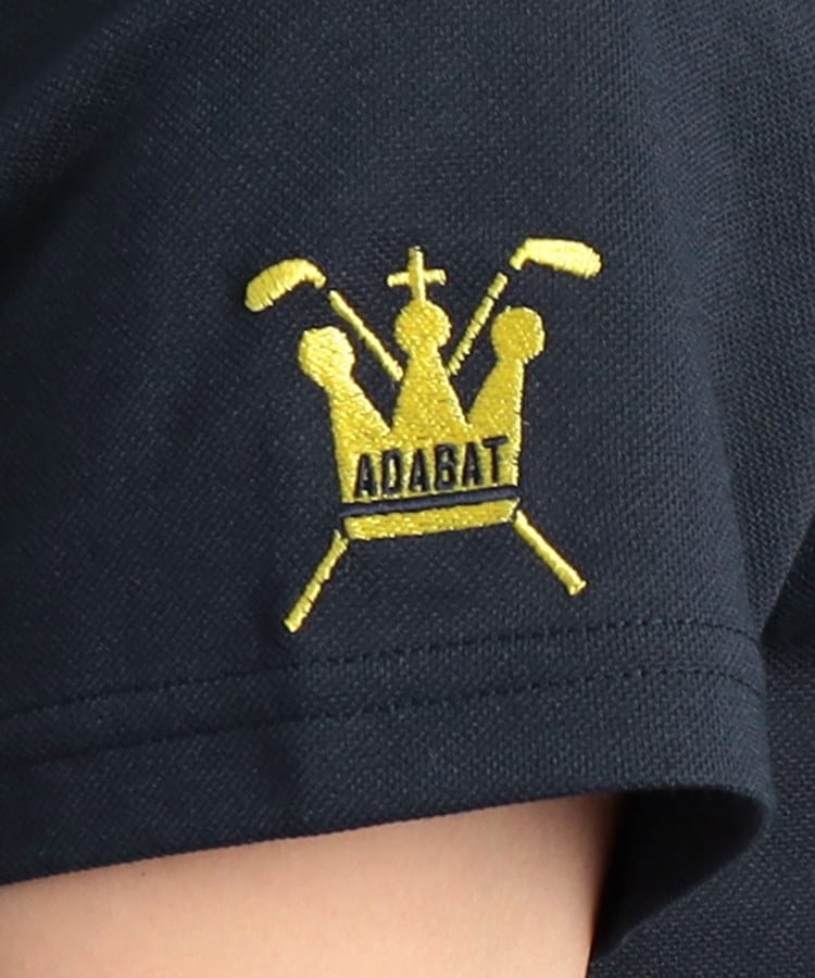 アダバット(レディース)(adabat(Ladies))の【UVカット／吸水速乾】ロゴデザイン 半袖ポロシャツ24