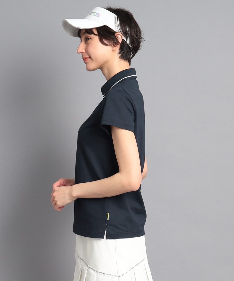 アダバット(レディース)(adabat(Ladies))の【UVカット／吸水速乾】ロゴデザイン 半袖ポロシャツ28