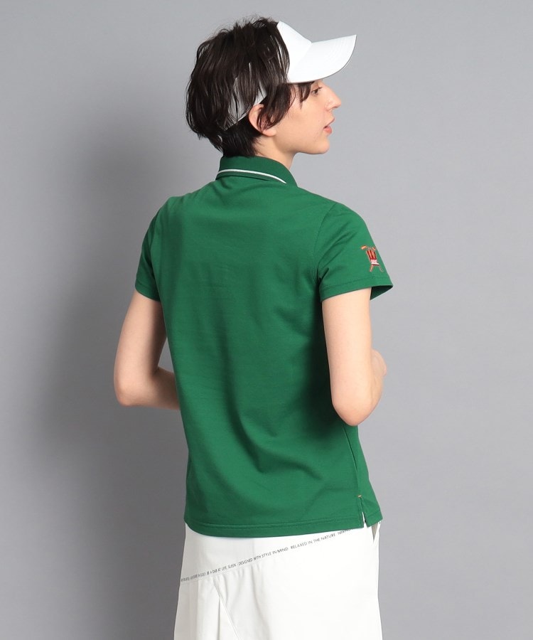 アダバット ポロシャツ 半袖 ゴルフ ウエア ロゴ刺繍 コットン 3 L