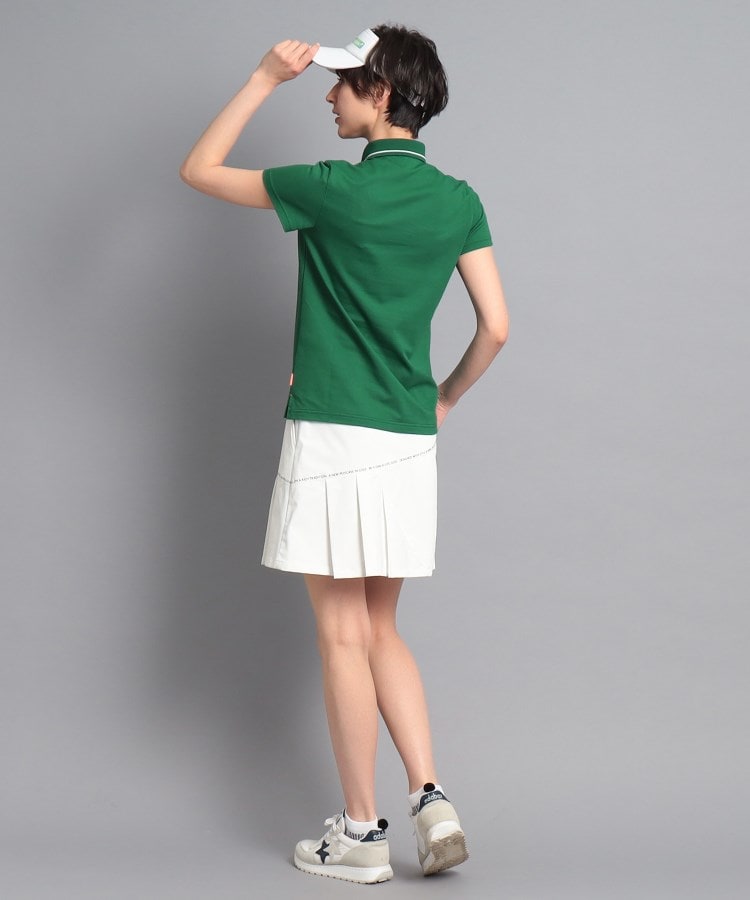 アダバット(レディース)(adabat(Ladies))の【UVカット／吸水速乾】ロゴデザイン 半袖ポロシャツ44