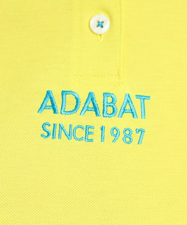 アダバット(レディース)(adabat(Ladies))の【UVカット／吸水速乾】ロゴデザイン 半袖ポロシャツ45