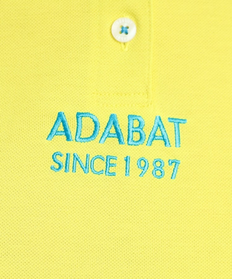 アダバット(レディース)(adabat(Ladies))の【UVカット／吸水速乾】ロゴデザイン 半袖ポロシャツ48