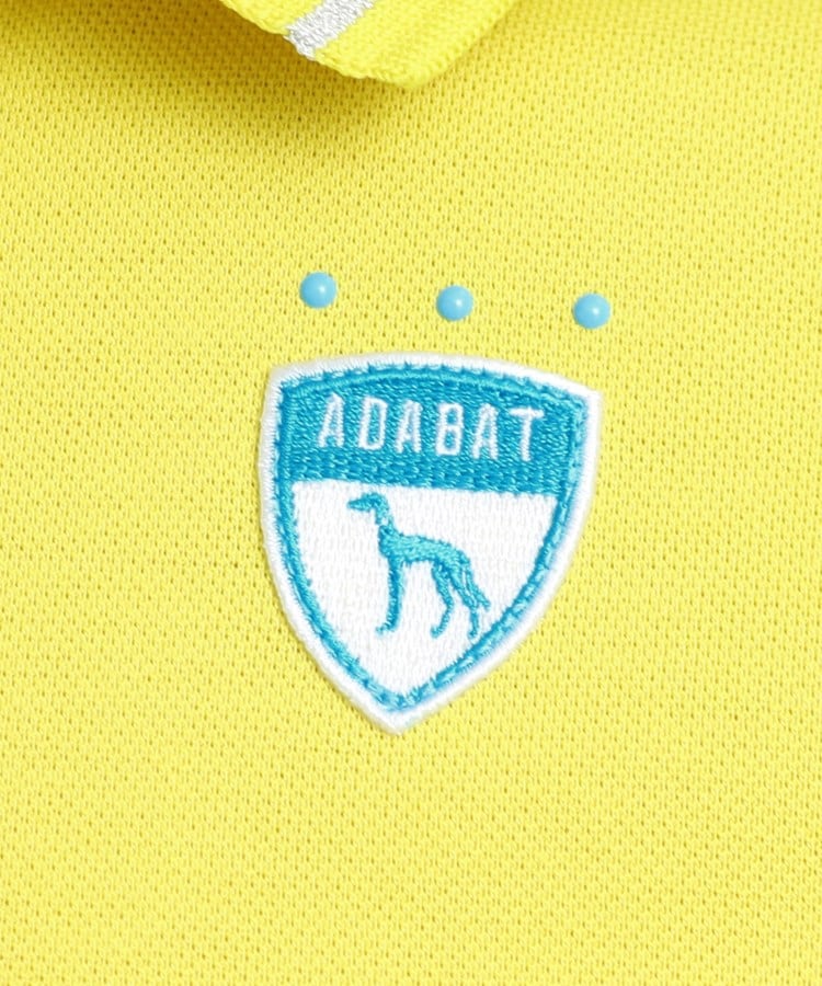 アダバット(レディース)(adabat(Ladies))の【UVカット／吸水速乾】ロゴデザイン 半袖ポロシャツ46