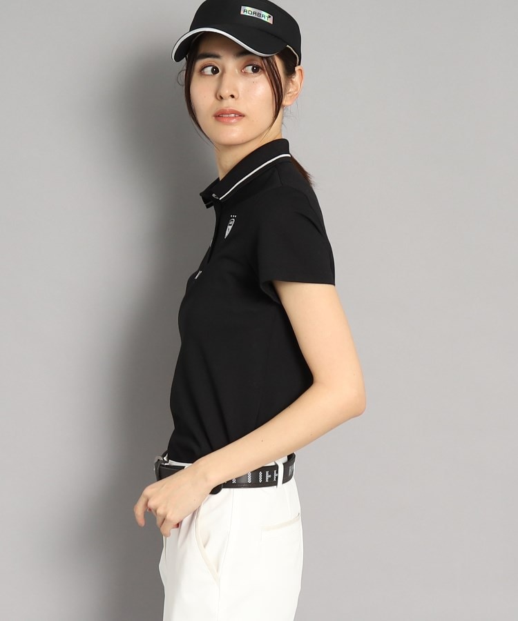 アダバット(レディース)(adabat(Ladies))の【UVカット／吸水速乾】ロゴデザイン 半袖ポロシャツ66