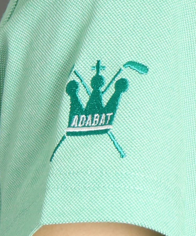 アダバット(レディース)(adabat(Ladies))の【UVカット／吸水速乾】ロゴデザイン 半袖ポロシャツ67