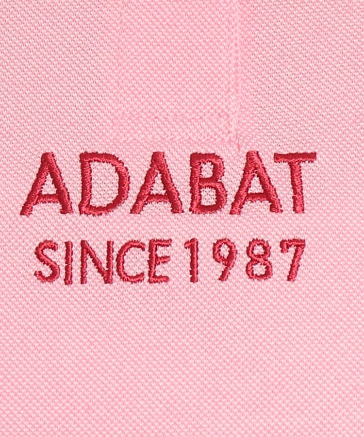 アダバット(レディース)(adabat(Ladies))の【UVカット／吸水速乾】ロゴデザイン 半袖ポロシャツ72