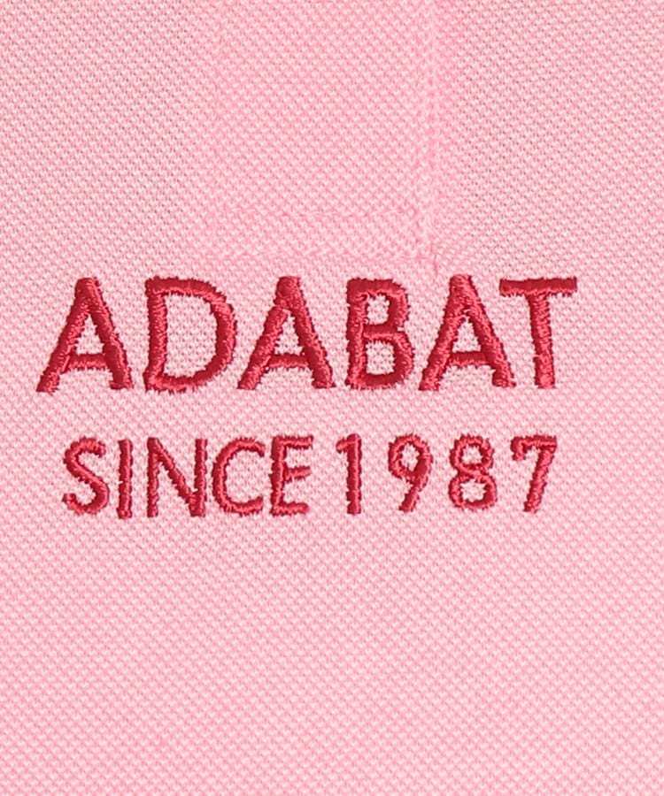 アダバット(レディース)(adabat(Ladies))の【UVカット／吸水速乾】ロゴデザイン 半袖ポロシャツ78