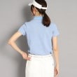 アダバット(レディース)(adabat(Ladies))の【UVカット／吸水速乾】ロゴデザイン 半袖ポロシャツ90