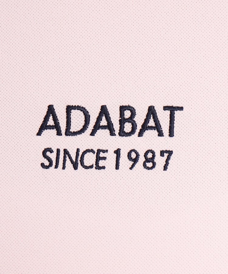 アダバット(レディース)(adabat(Ladies))の【UVカット／吸水速乾】ロゴデザイン モックネック半袖プルオーバー58