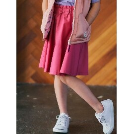 シューラルー /キッズ(SHOO・LA・RUE/Kids)の【90-140cm】インナーパンツ付きカラースカート ミニスカート