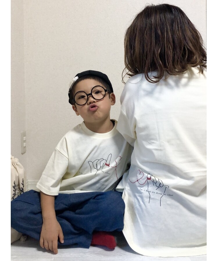 つながる 赤い糸キッズtシャツ ｔシャツ Shoo La Rue Kids シューラルー ワールド オンラインストア World Online Store