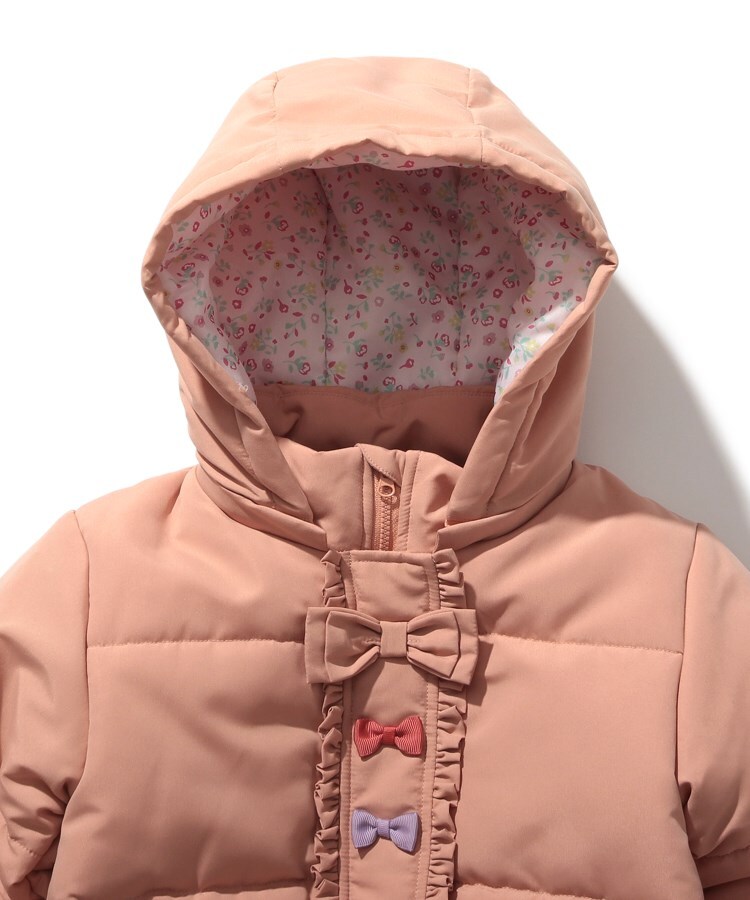 ◇【100-150cm/撥水】GIRLSフード2WAY中綿ブルゾン(ブルゾン ◇【100-150cm/撥水】GIRLSフード2WAY中綿ブルゾン(ブルゾン