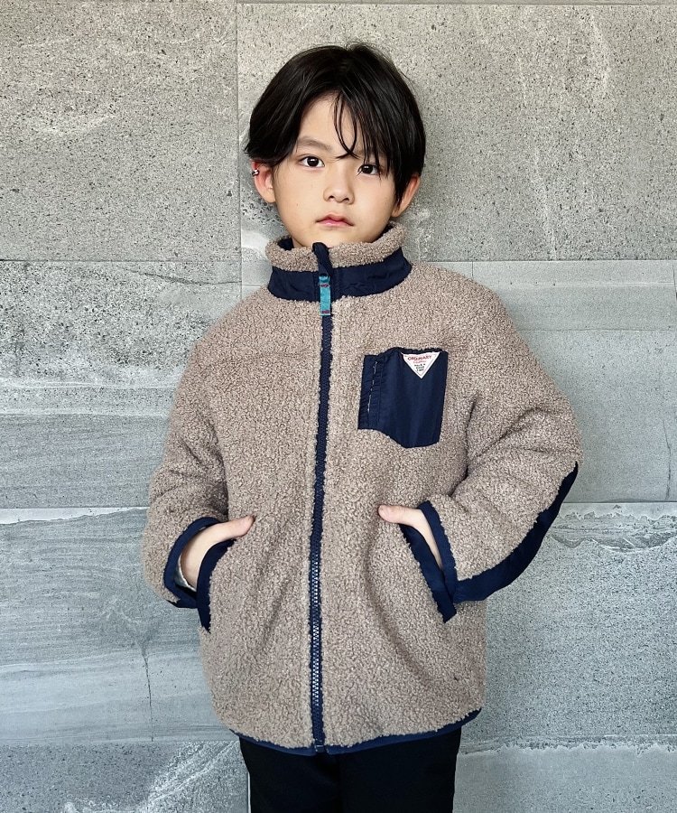 シューラルー /キッズ(SHOO・LA・RUE/Kids)の◆【100-150cm/撥水】キルト×ボアリバーシブルブルゾン20