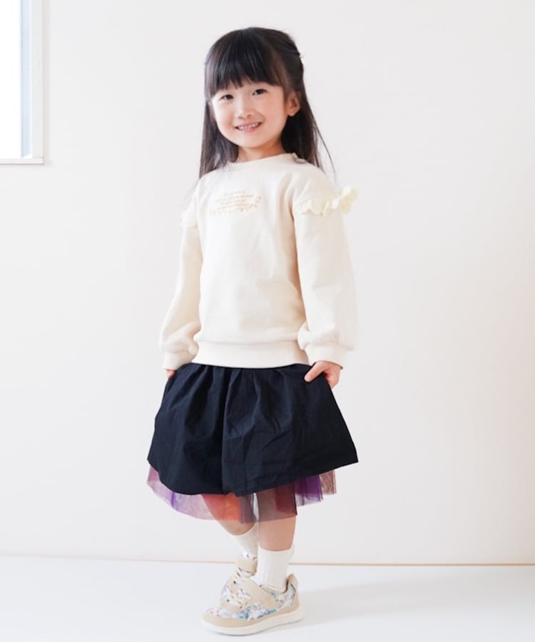 シューラルー /キッズ(SHOO・LA・RUE/Kids)の◆【100-140cm】肩レース使いスウェットプルオーバー14