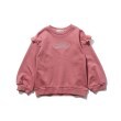 シューラルー /キッズ(SHOO・LA・RUE/Kids)の◆【100-140cm】肩レース使いスウェットプルオーバー ピンク(072)