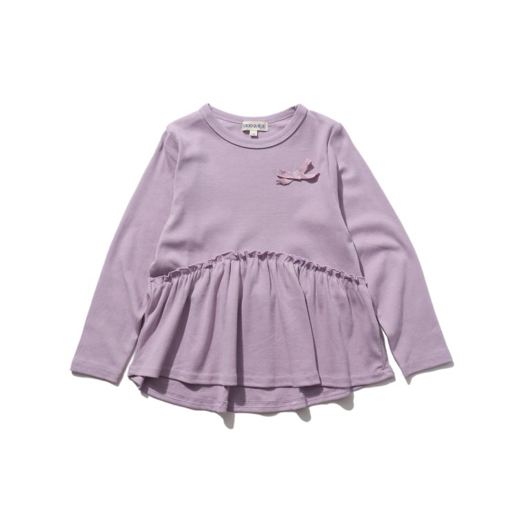 シューラルー /キッズ(SHOO・LA・RUE/Kids)の◆【100-140cm】ペプラム切替ロンT Ｔシャツ