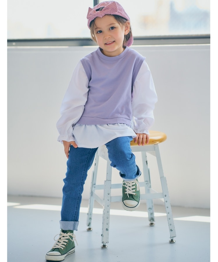 シューラルー /キッズ(SHOO・LA・RUE/Kids)の◆【90-140cm】ストレッチデニムパンツ12