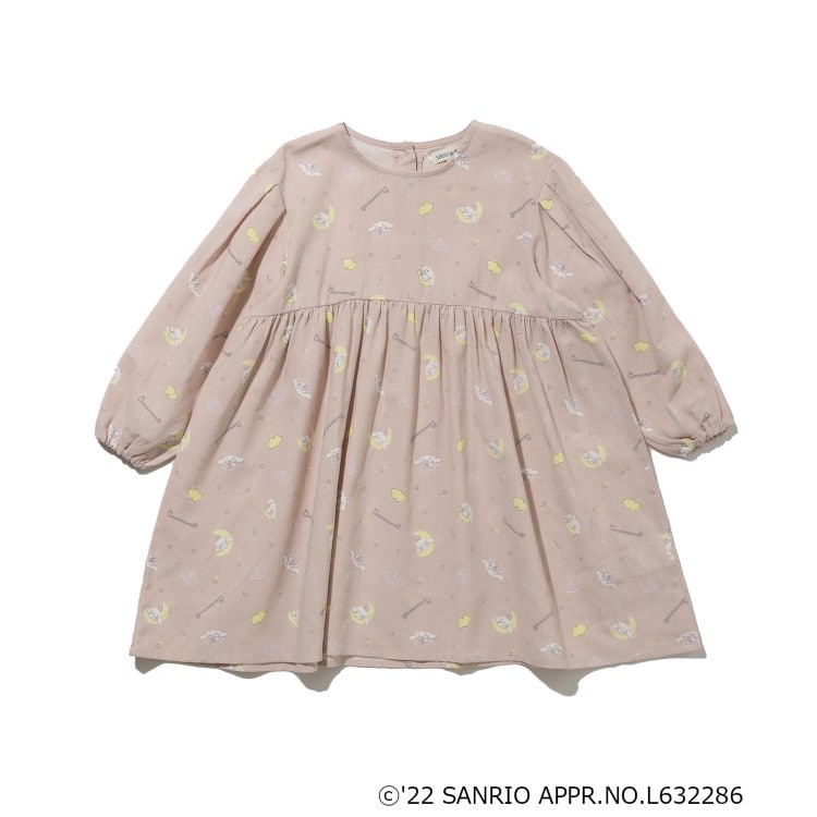 シューラルー /キッズ(SHOO・LA・RUE/Kids)の◆【サンリオ】【洗える】総柄ギャザー切替ワンピース ミドルワンピース