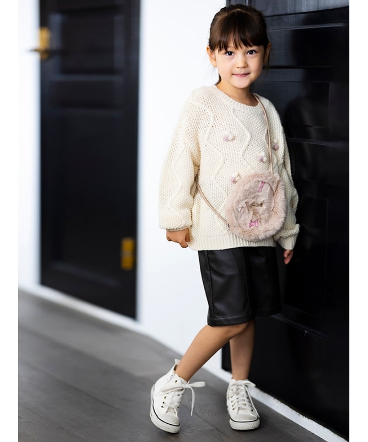 シューラルー /キッズ(SHOO・LA・RUE/Kids)の◆【110-140cm】ケーブルぽこぽこニット11