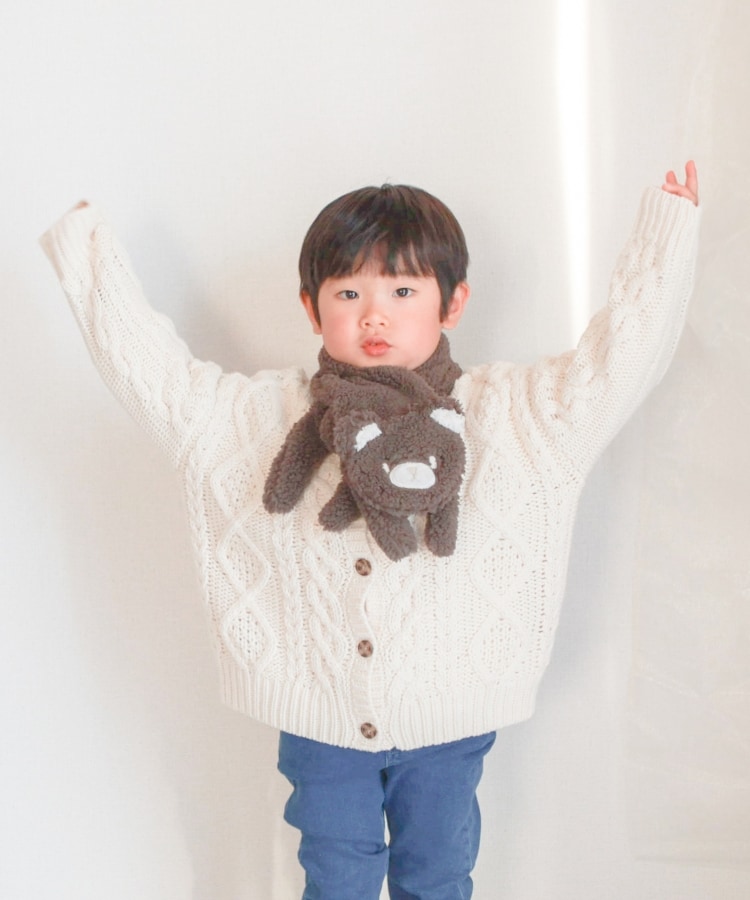 シューラルー /キッズ(SHOO・LA・RUE/Kids)の◆【110-140cm】ケーブルニットカーデ14