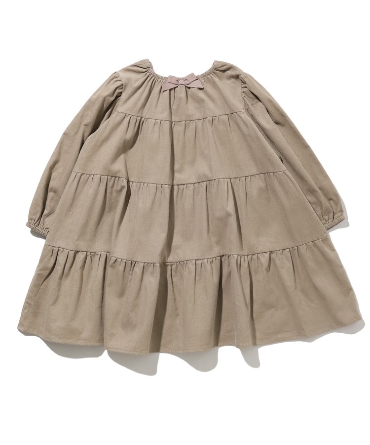 シューラルー /キッズ(SHOO・LA・RUE/Kids)の◆【90-130cm】コーデュロイティアードワンピ2