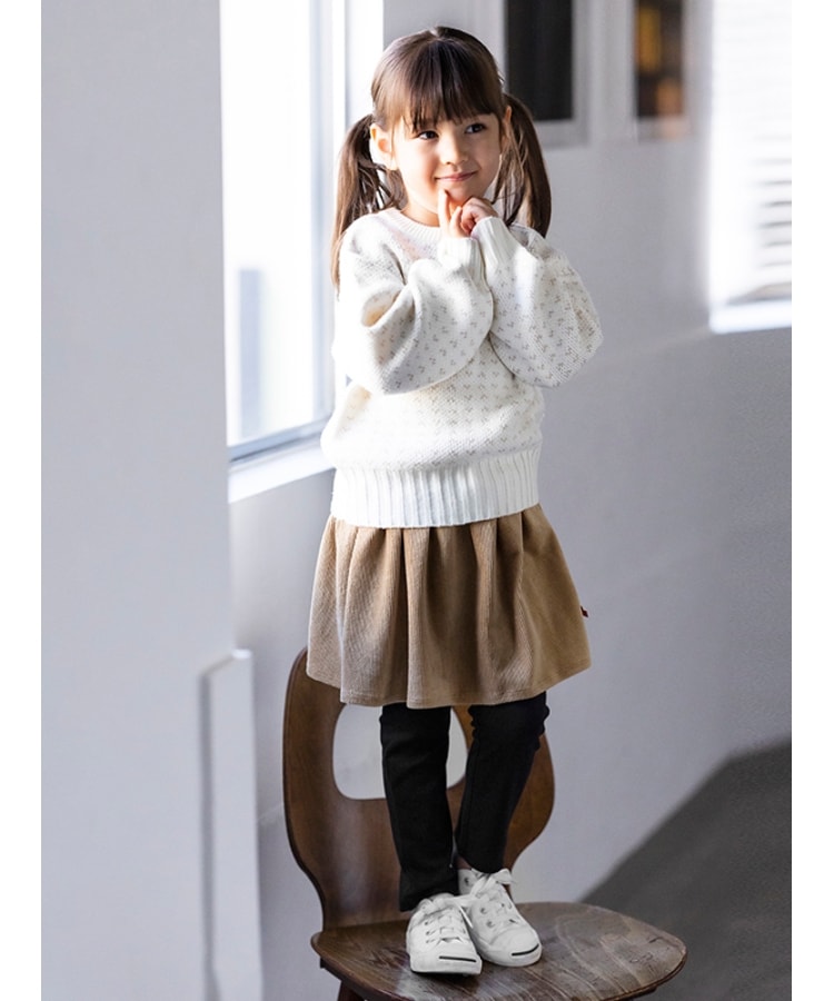 シューラルー /キッズ(SHOO・LA・RUE/Kids)の◆【リンク/110-140cm】バルキーバーズアイニット10