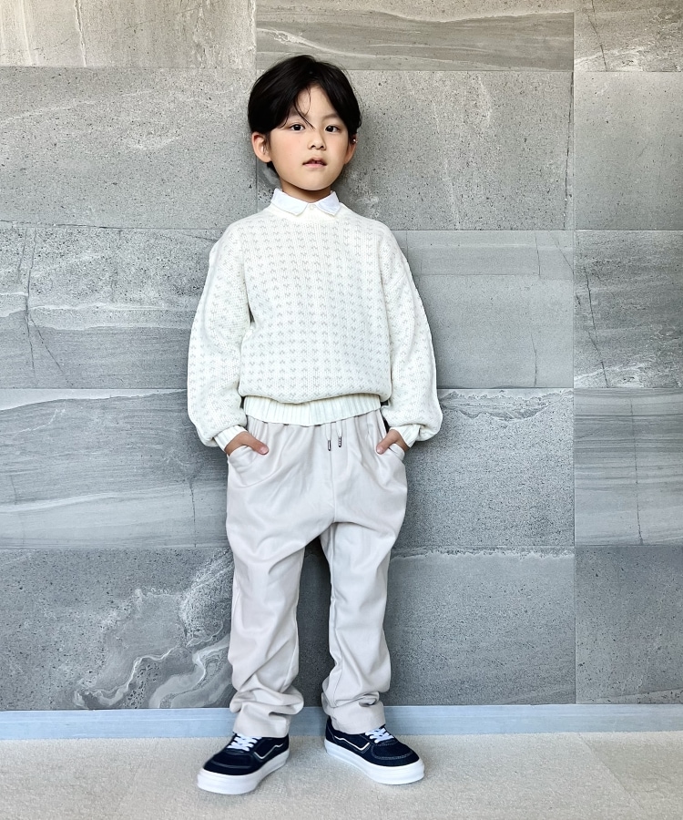 シューラルー /キッズ(SHOO・LA・RUE/Kids)の◆【リンク/110-140cm】バルキーバーズアイニット13