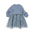 シューラルー /キッズ(SHOO・LA・RUE/Kids)の◆【100-140cm】裏毛×プリントチュールドッキングワンピース2