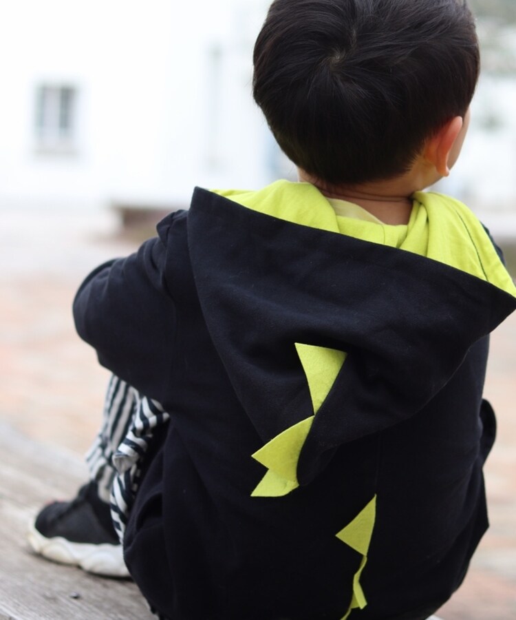 シューラルー /キッズ(SHOO・LA・RUE/Kids)の◆【90-130cm】裏毛恐竜ツノZIPパーカー28