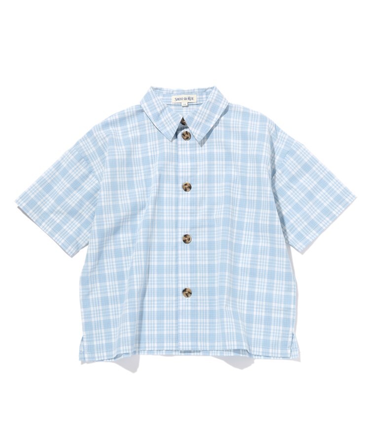 シューラルー /キッズ(SHOO・LA・RUE/Kids)の◆【100-130cm】チェック半袖シャツ1