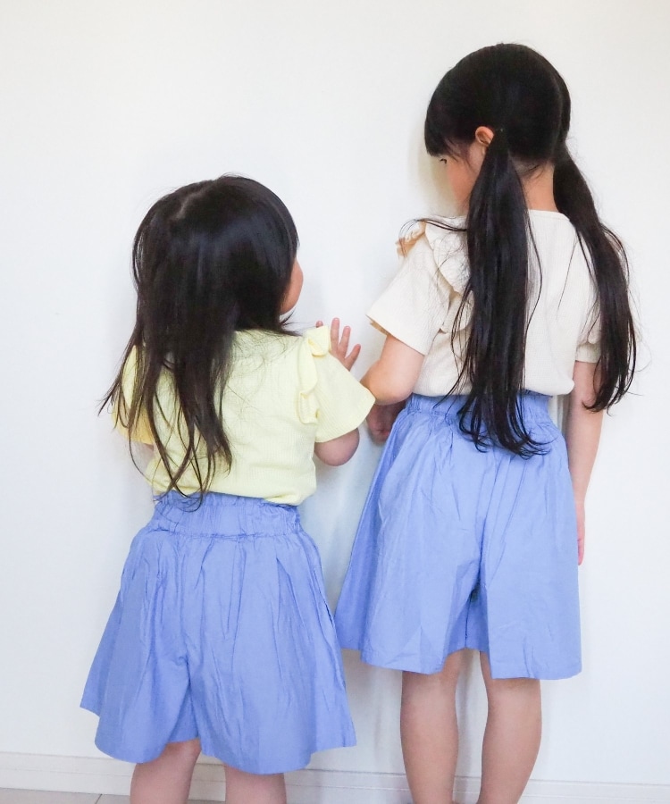 シューラルー /キッズ(SHOO・LA・RUE/Kids)の◆【90-140cm】ポプリンキュロットパンツ8