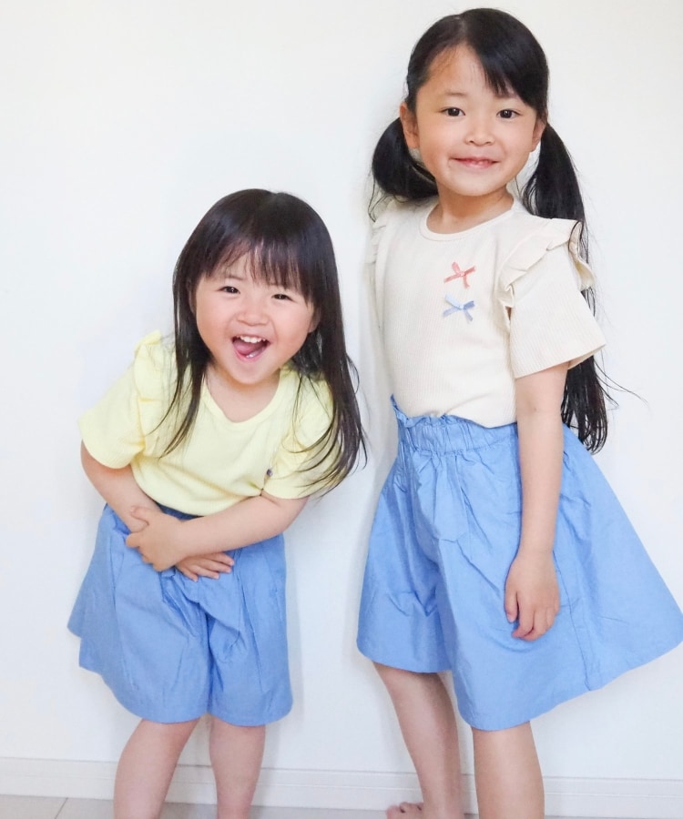 シューラルー /キッズ(SHOO・LA・RUE/Kids)の◆【90-140cm】ポプリンキュロットパンツ10