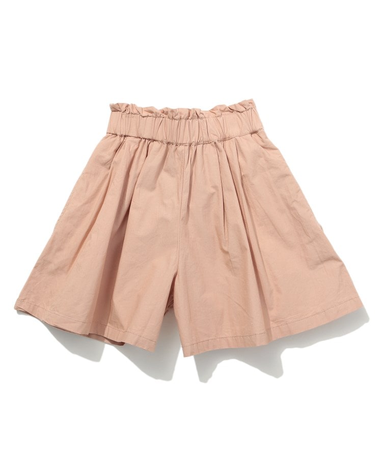 シューラルー /キッズ(SHOO・LA・RUE/Kids)の◆【90-140cm】ポプリンキュロットパンツ ベビーピンク(071)