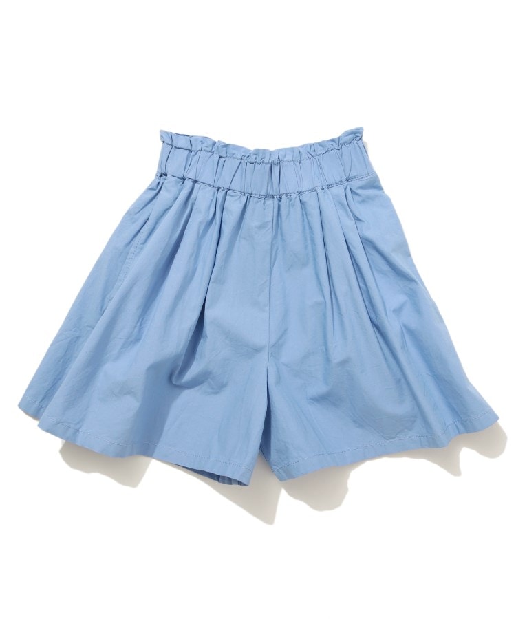 シューラルー /キッズ(SHOO・LA・RUE/Kids)の◆【90-140cm】ポプリンキュロットパンツ ライトブルー(091)