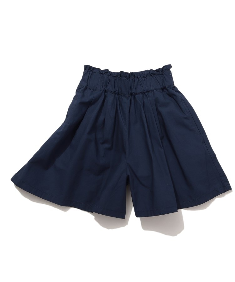 シューラルー /キッズ(SHOO・LA・RUE/Kids)の◆【90-140cm】ポプリンキュロットパンツ ネイビー(093)