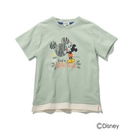 シューラルー /キッズ(SHOO・LA・RUE/Kids)の【Disney】裾レイヤードプリントTシャツ Ｔシャツ