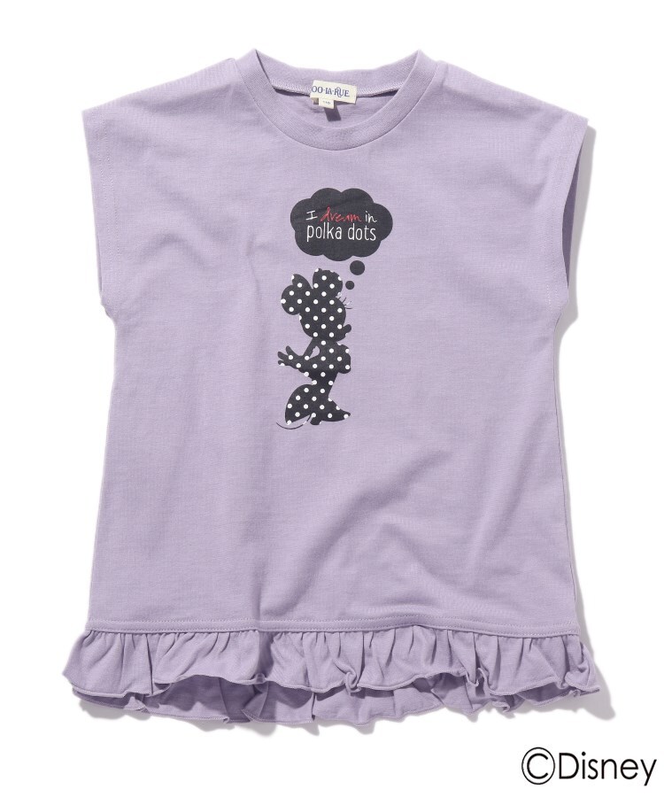 ＜WORLD＞ SHOO・LA・RUE/Kids(シューラルー /キッズ) 【Disney】裾フリルプリントTシャツ