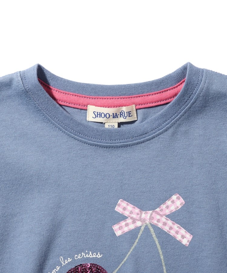 シューラルー /キッズ(SHOO・LA・RUE/Kids)の◆【100-140cm/接触冷感】GIRLスパンコールTシャツ3